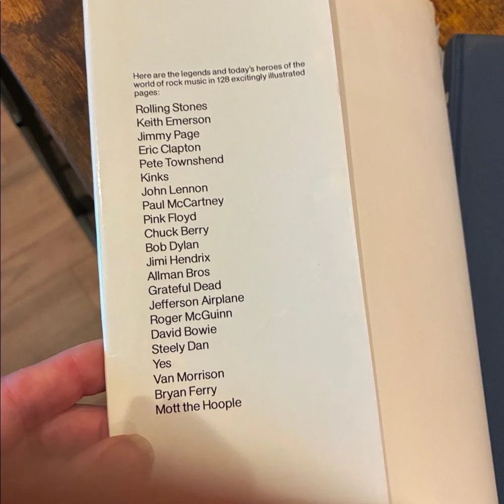 Rock Life Vintage Rock Music Book - White & Purple hardCover - Picture 5 of 7